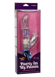 Naughty Bits Party in my Pants Jack Rabbit Rotating and Gyrating Vibrator - Multicolored