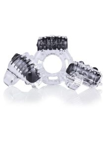 VibrOman Better Sex Kit (3 per Pack) - Black/Clear