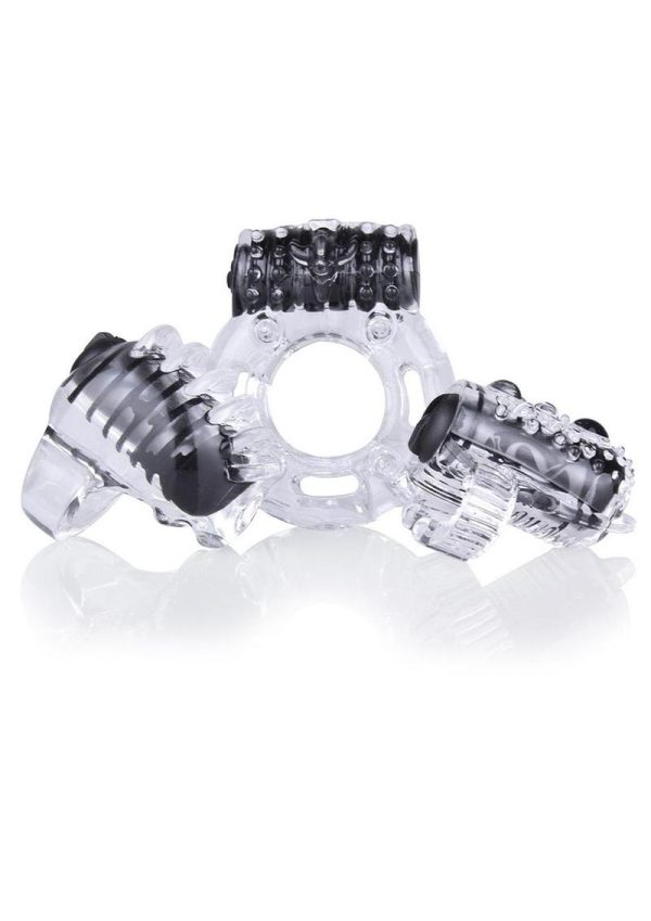 VibrOman Better Sex Kit (3 per Pack) - Black/Clear