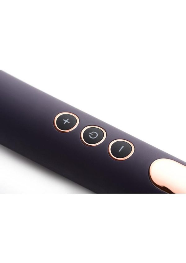 Wand Essentials Scepter 50X Silicone Vibrating Wand Massager - Black