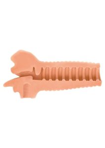 Mistress Courtney BioSkin Vibrating Stroker - Mouth - Vanilla