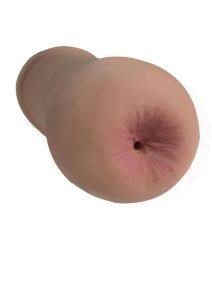 Mistress Callie and Chloe Vibrating BioSkin Double Stroker BFF`s - Pussy and Ass - Caramel