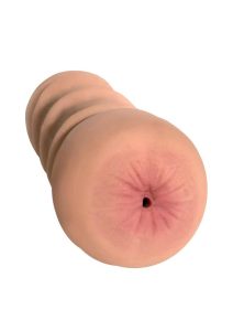 Mistress Megan and Lindsey Vibrating BioSkin Double Stroker BFF`s - Pussy and Ass - Vanilla