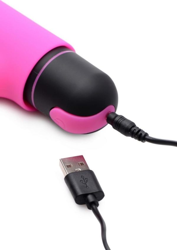 Bang! XL Bullet and Rabbit Silicone Sleeve Set - Pink/Black