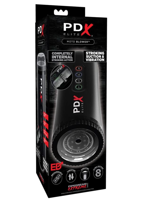 PDX Elite Moto Blower Masturbator - Black