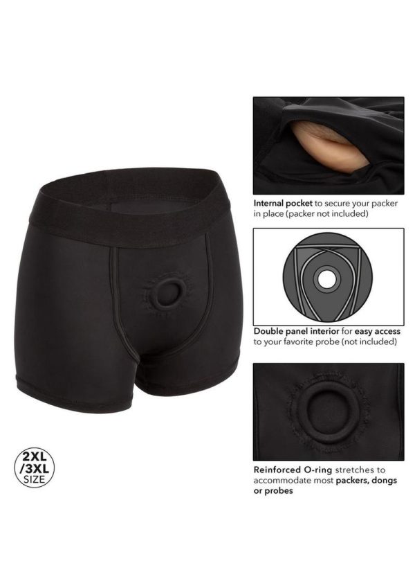 Boundless Boxer Brief Harness - 2XL/3XL - Black