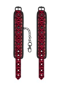 Ouch! Luxury Hand Cuffs - Burgundy