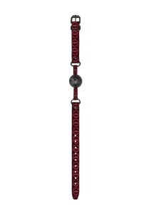 Ouch! Luxury Breathable Luxury Ball Gag - Burgundy
