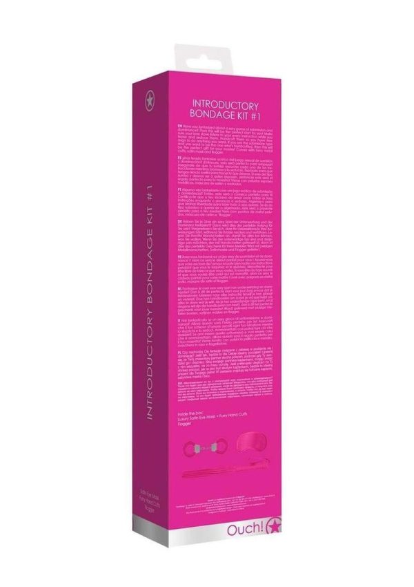 Ouch! Kits Introductory Bondage Kit #1 (3 piece kit) - Pink