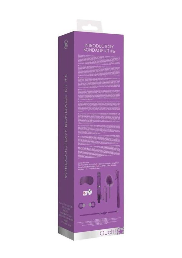 Ouch! Kits Introductory Bondage Kit #6 (6 piece kit) - Purple