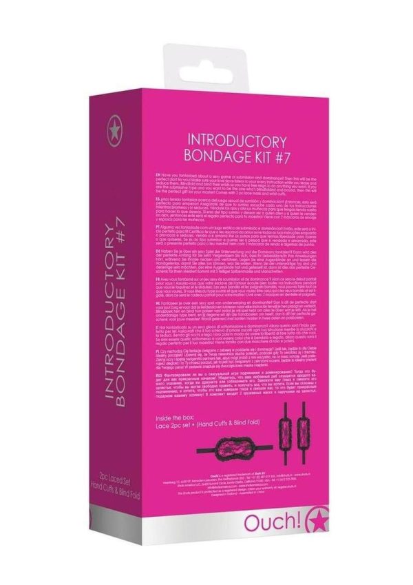 Ouch! Kits Introductory Bondage Kit #7 (2 piece kit) - Pink