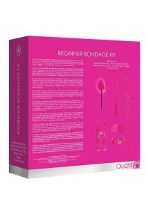Ouch! Kits Beginners Bondage Kit 6pc - Pink