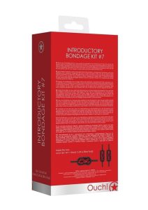 Ouch! Kits Introductory Bondage Kit #7 (2 piece kit) - Red