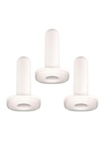 Kiiroo Onyx+ Replacement Sleeve 3 Per Pack - Standard Fit - White