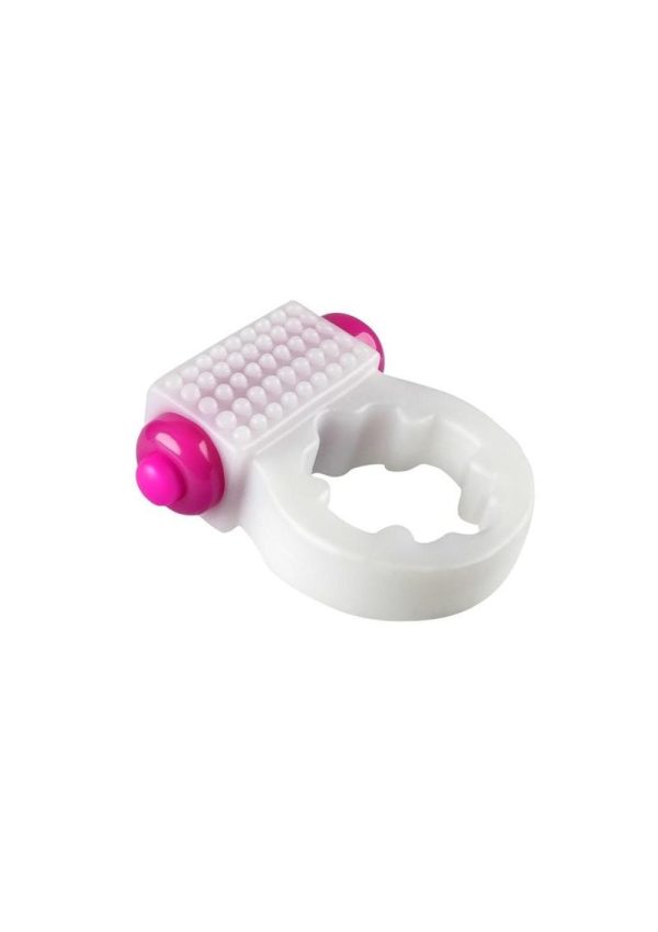 Rock Candy Atomic Sugar Grinder Vibrating Cock Ring - White