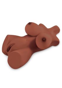 PDX Plus Perfect 10 Torso Realistic Body Masturbator - Chocolate