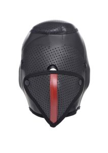 Master Series Scorpion Hood with Removable Blindfold and Face Mask - Black/Red