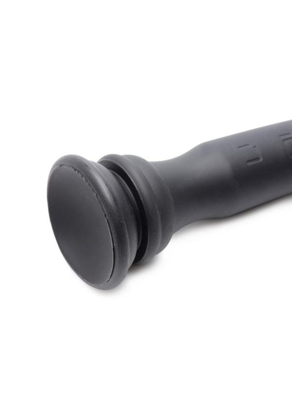 Hosed Tapered Silicone Hose Flexible Anal Play 18in - Black