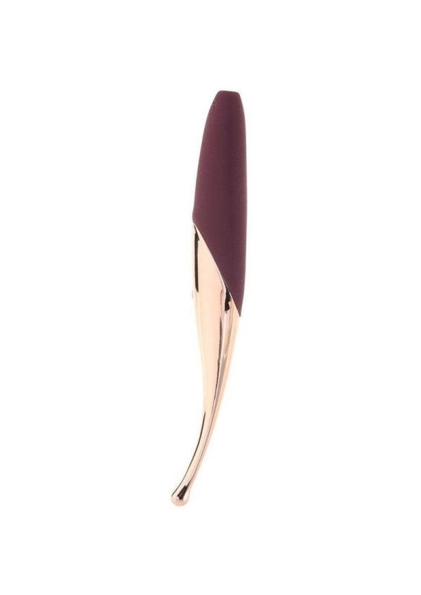 Lustful Climaxer Silicone Rechargeable Vibrator - Eggplant