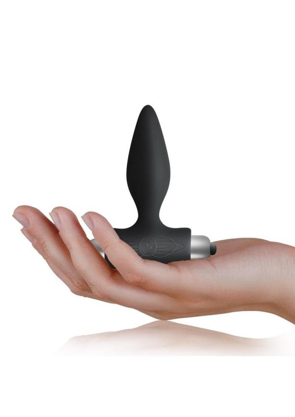 Petite Sensations Silicone Vibrating Anal Plug - Black