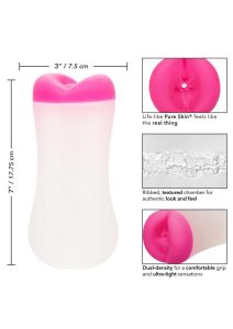 The Gripper Deep Ass Grip Masturbator - Ass - Pink/Frost