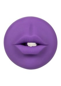 The Gripper Deep Throat Grip Masturbator - Mouth - Purple/Frost
