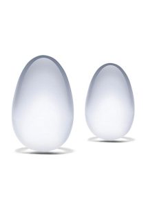 Glas Yoni Eggs (2 piece) - Clear