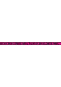 Caution Bachelorette Party Tape (100ft) - Pink/Black