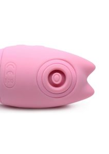Inmi Shegasm Kitty Licker 5X Silicone Rechargeable Clit Stimulator - Pink