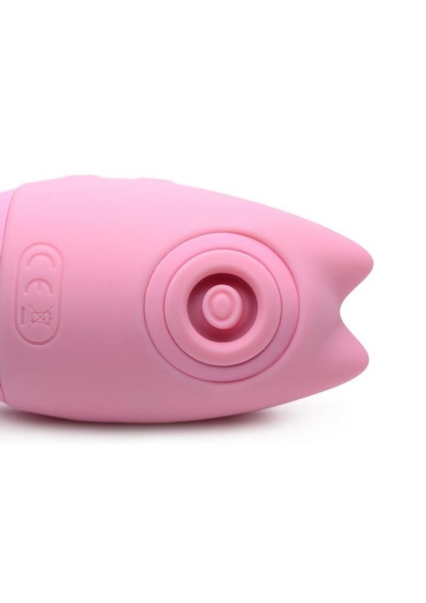 Inmi Shegasm Kitty Licker 5X Silicone Rechargeable Clit Stimulator - Pink
