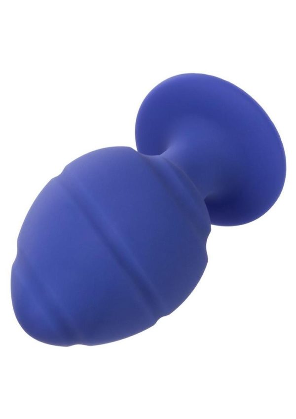 Cheeky Silicone Textured Anal Plugs Large/Small (Set of 2) - Purple