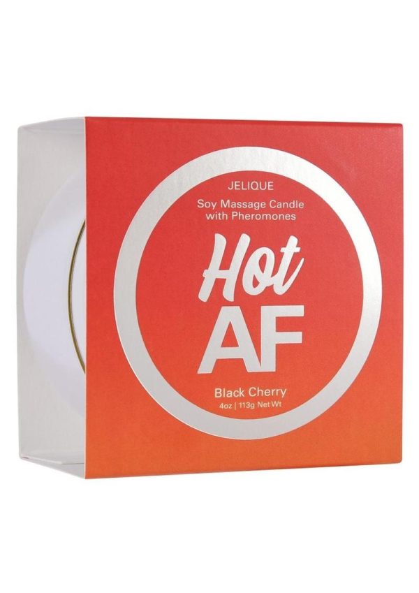 Jelique Massage Candle Pheromone Hot AF Black Cherry 4oz