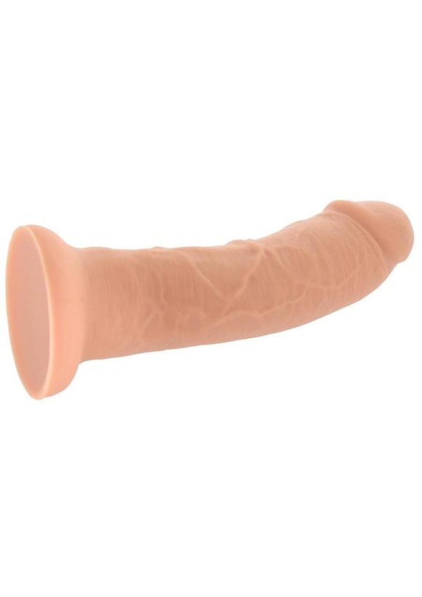 Colours Pleasures Girth Silicone Dildo 7in - Vanilla