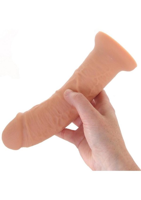 Colours Pleasures Girth Silicone Dildo 7in - Vanilla