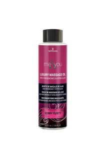 Me and You Pheromone Infused Luxury Massage Oil Berry Flirt 4.2oz
