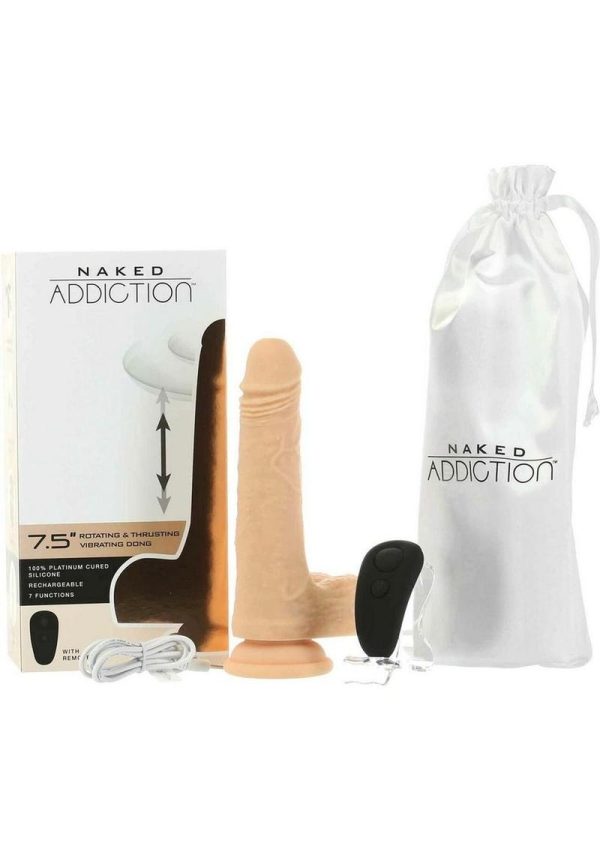Naked Addiction Silicone Rechargeable Thrusting