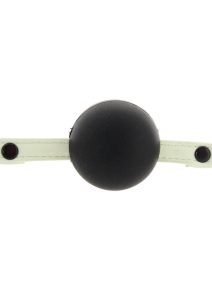 GLO Bondage Glow In The Dark Ball Gag - Green