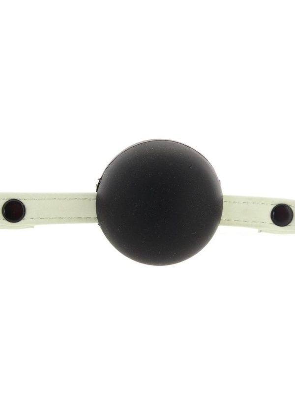 GLO Bondage Glow In The Dark Ball Gag - Green