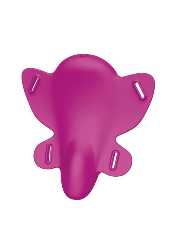 Love Distance Reach App Controlled Rechargeable Silicone Wearable Vibrator - Rose