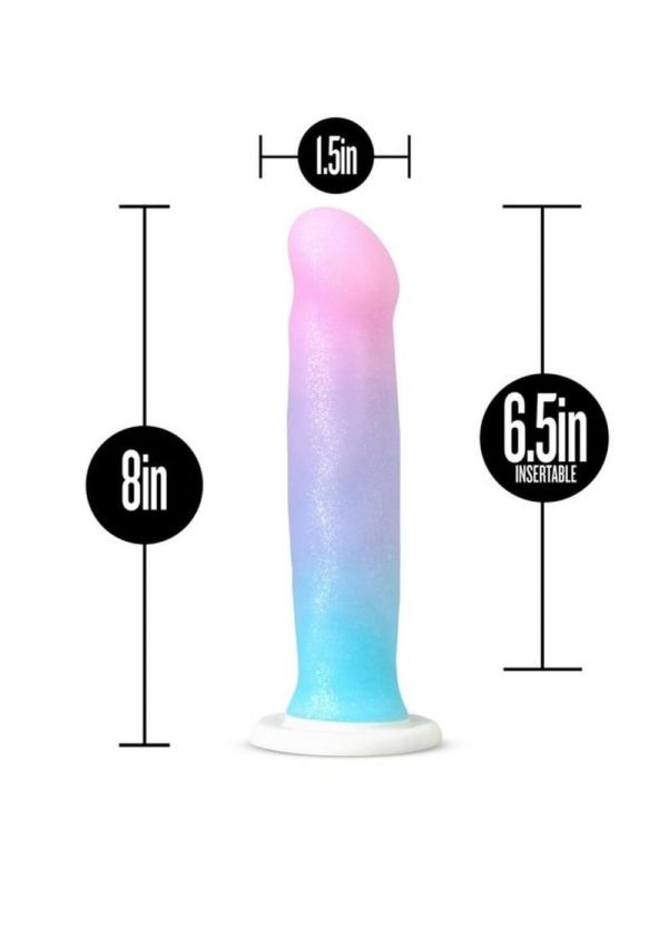 Avant D17 Lucky Silicone Dildo 8in - Multicolor