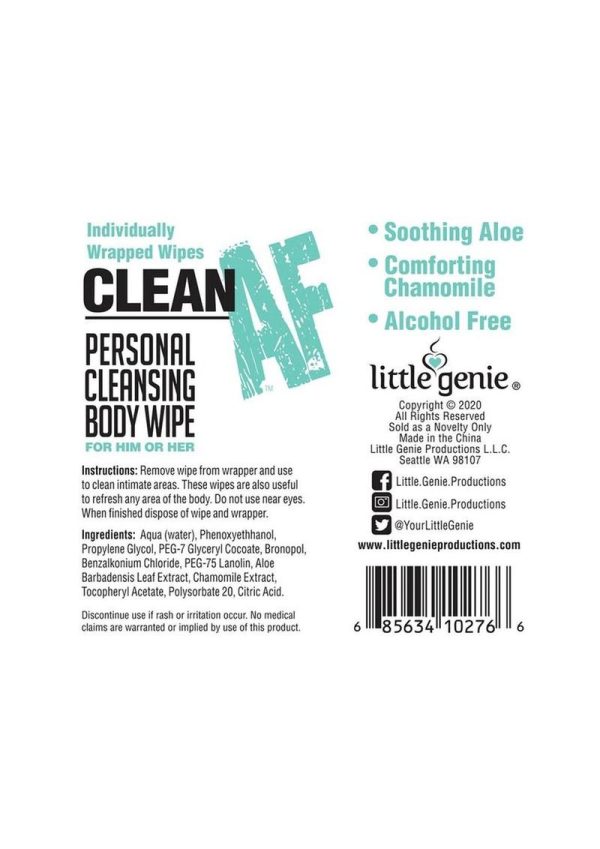 Clean AF Wipes (16 per box)