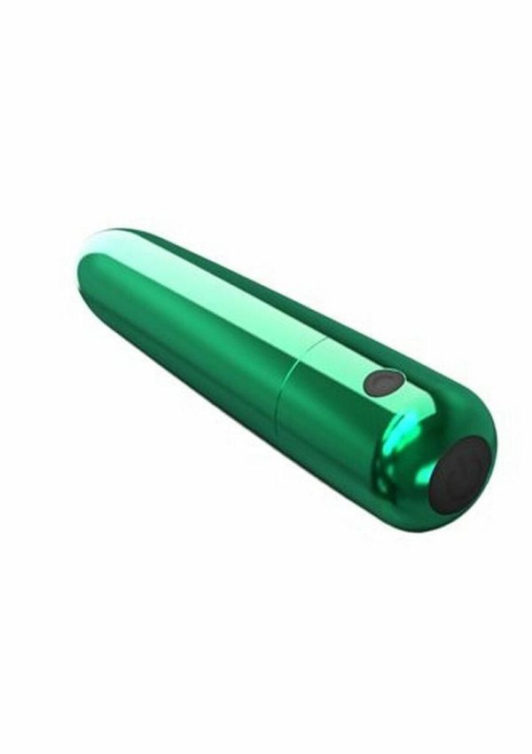 PowerBullet Bullet Point Rechargeable Vibrator - Teal