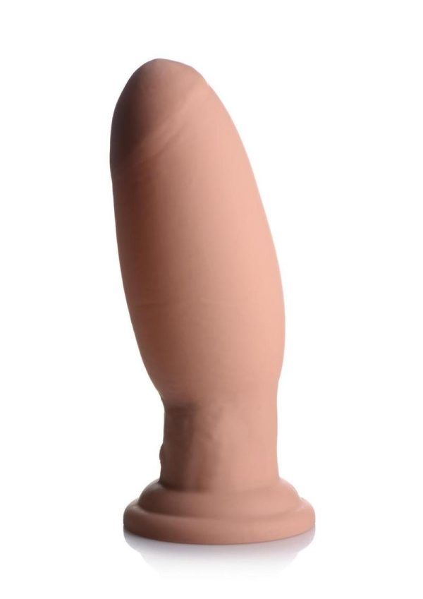 Swell 7X Inflatable and Vibrating Silicone Rechargeable Dildo with Remote Control 7in - Vanilla