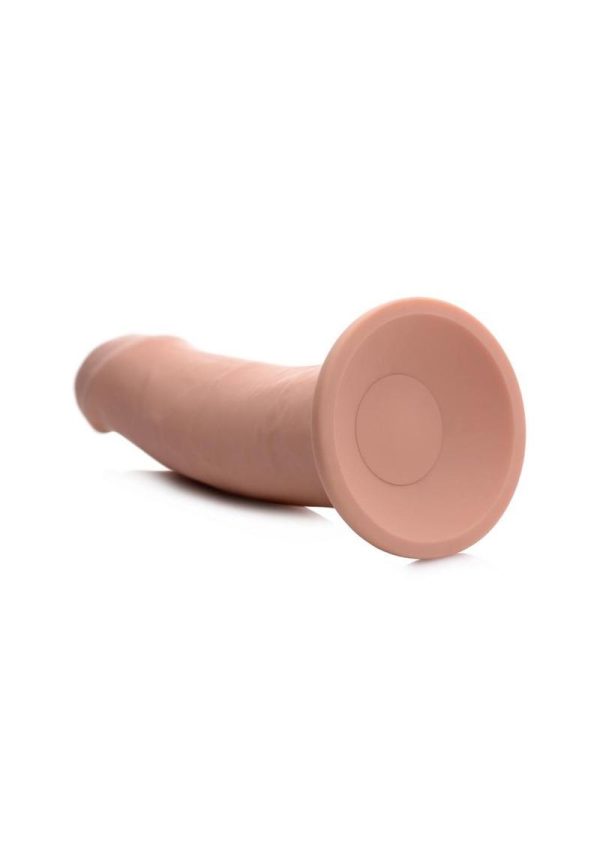 Swell 7X Inflatable and Vibrating Silicone Rechargeable Dildo with Remote Control 7in - Vanilla