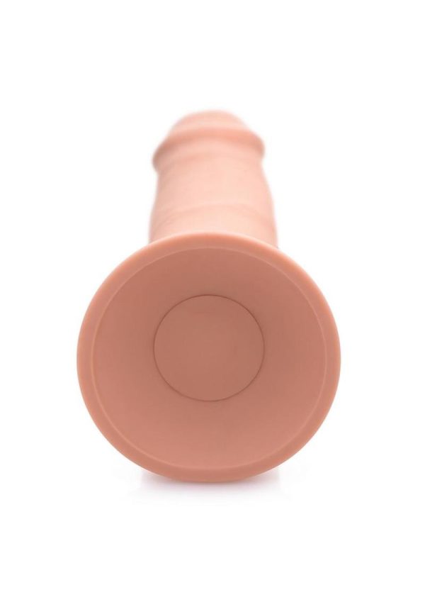 Swell 7X Inflatable and Vibrating Silicone Rechargeable Dildo with Remote Control 8.5in - Vanilla