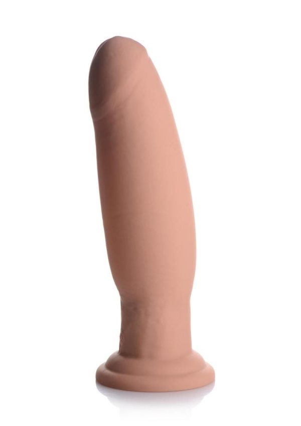Swell 7X Inflatable and Vibrating Silicone Rechargeable Dildo with Remote Control 8.5in - Vanilla