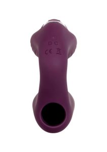 Helping Hand Silicone Rechargeable Finger Vibrator - Purple