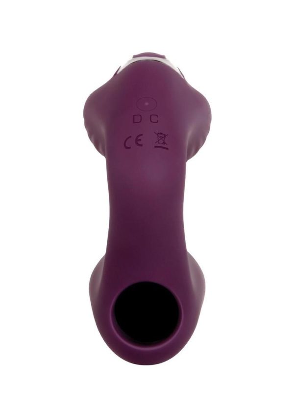 Helping Hand Silicone Rechargeable Finger Vibrator - Purple