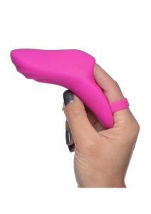 Frisky 7X Finger Bang`her Pro Silicone Rechargeable Finger Vibrator - Pink
