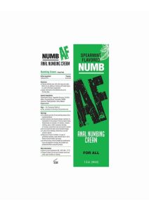 Numb AF Anal Numbing Flavored Cream 1.5oz - Spearmint